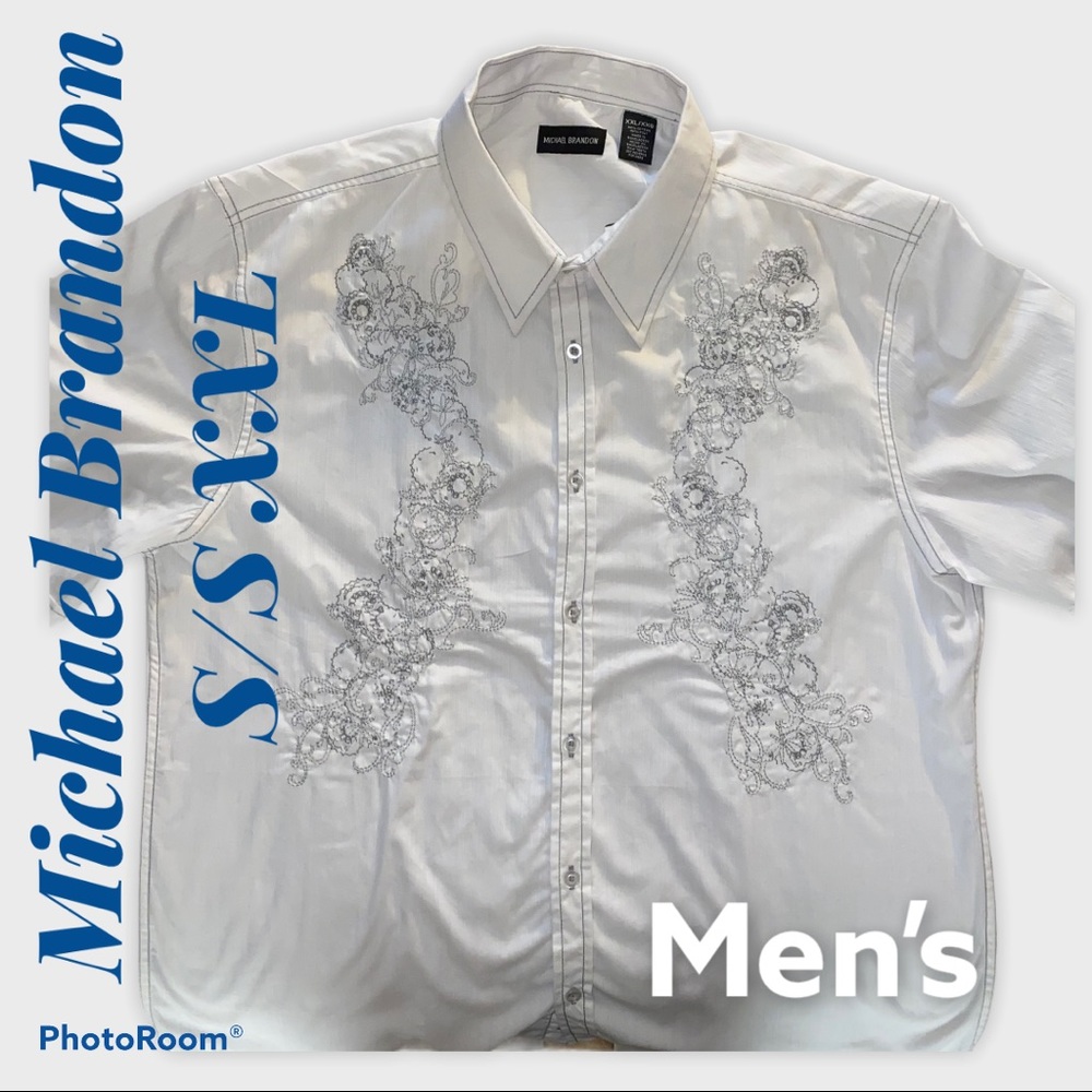 Michael Brandon Mens S/S dress shirt XXL